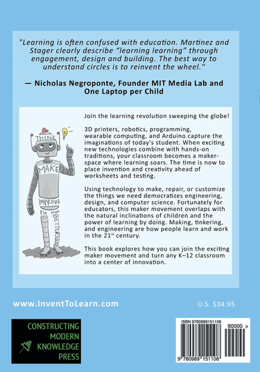 invent to learn: making, tinkering, and engineering in the classroom